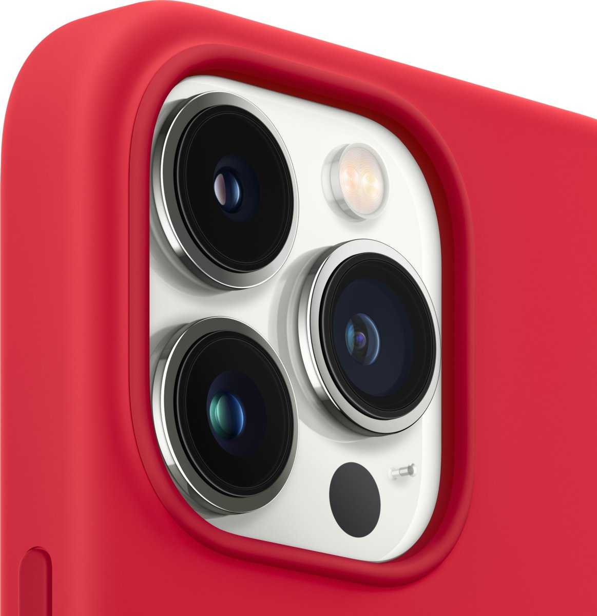 Apple iPhone 13 Pro Max silikonskal, röd