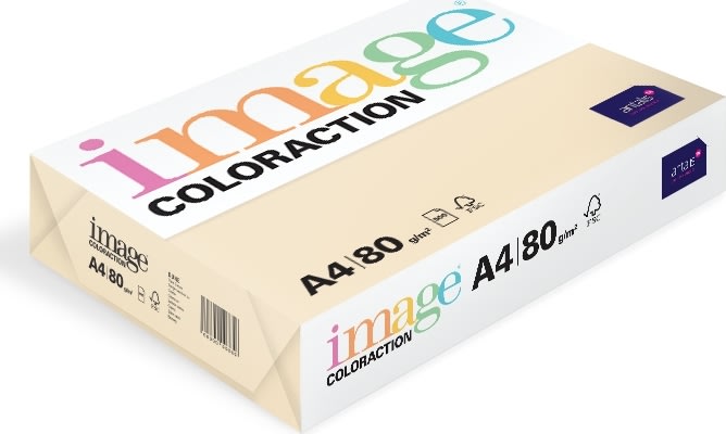 Image Coloraction A4, 80g, 500ark, cream