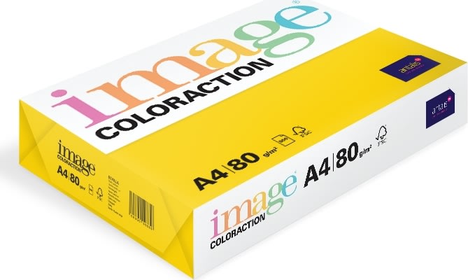 Image Coloraction A4 80 g | 500 ark | Rapsgul