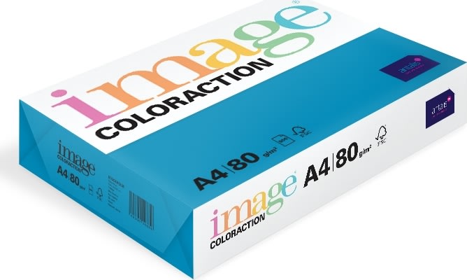 Image Coloraction A4, 80g, 500ark, koboltblå