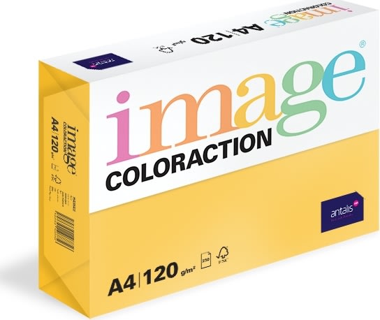 Image Coloraction A4 / 120 g / 250 st ark, solgul