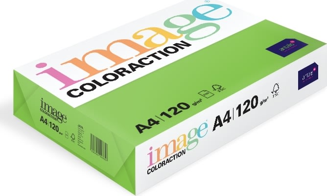 Image Coloraction A4 120 g | 250 ark | Limegrön