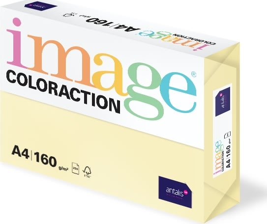 Image Coloraction A4 / 160 g / 250 st ark, majsgul