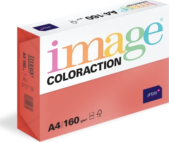 Image Coloraction A4 / 160 g / 250 st ark, korallr