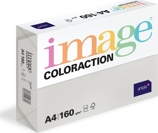 Image Coloraction A4 / 160 g / 250 st ark, ljusgrå