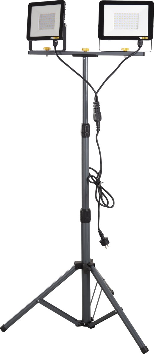 Probuilder Arbetsbelysning LED 2x50W med stativ