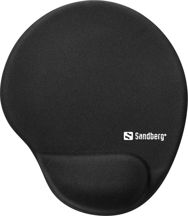 Sandberg musmatta med gelstöd, svart