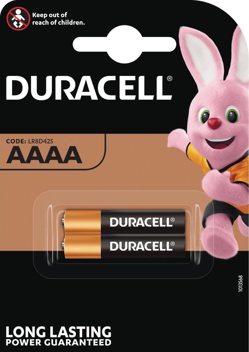 Duracell AAAA-batteri 1,5volt, 2 stk