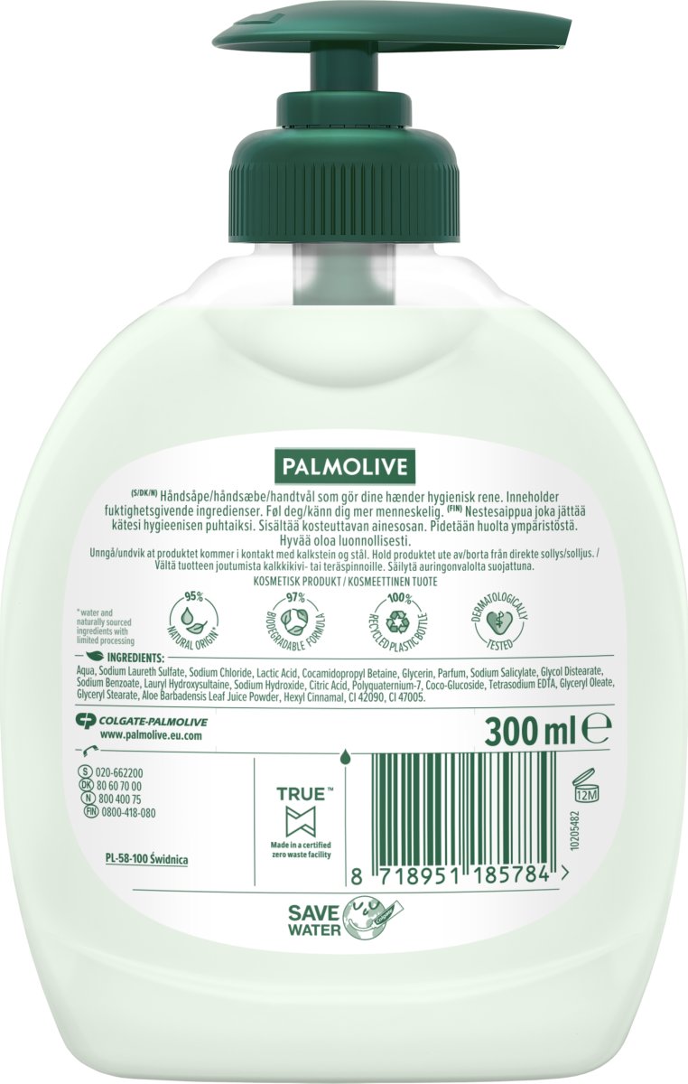 Palmolive flytande handtvål, Sensitive, 300 ml