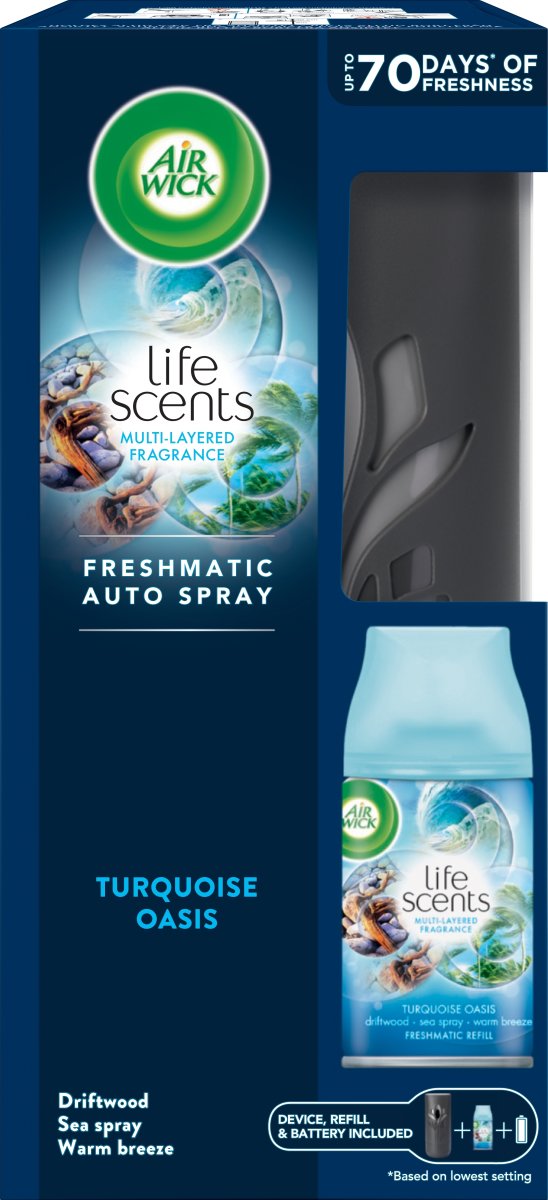 Luftfräschare Air Wick Freshmatic Starter Turquois