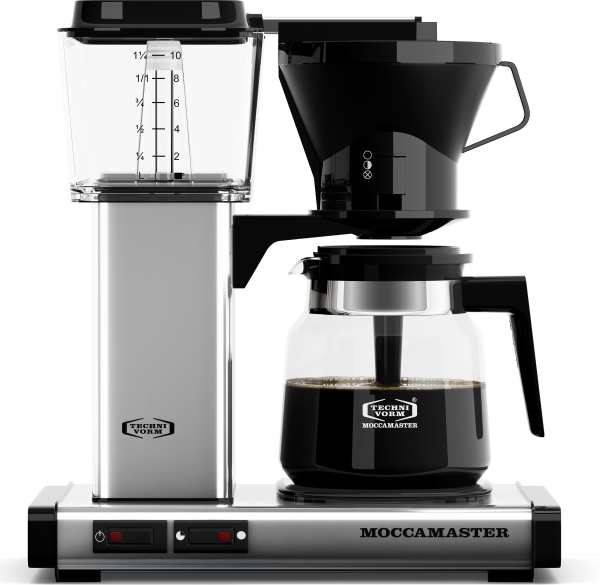 Moccamaster Manual kaffemaskin | Polerat silver