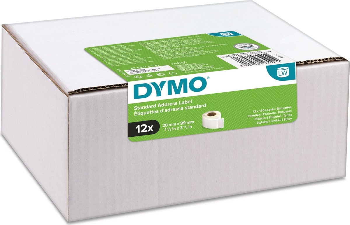 Dymo LabelWriter adressetikett 28x89 mm