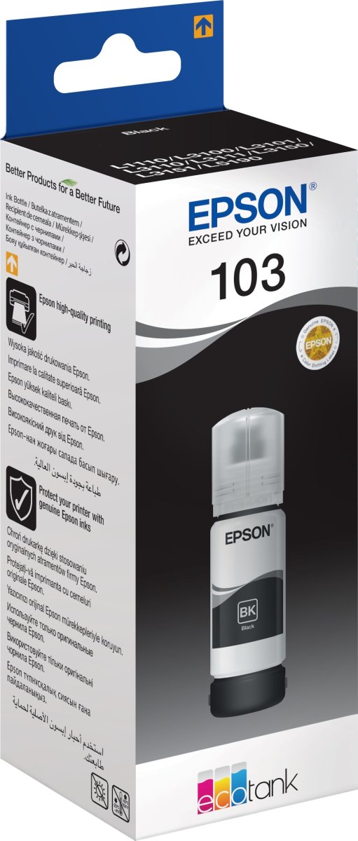 Epson T103 EcoTank bläckpatron svart 4500 sidor