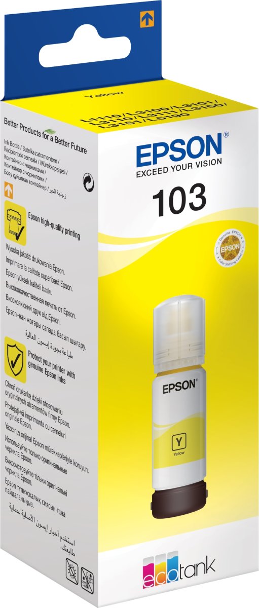 Epson T103 EcoTank bläckpatron | gul | 7500 sidor