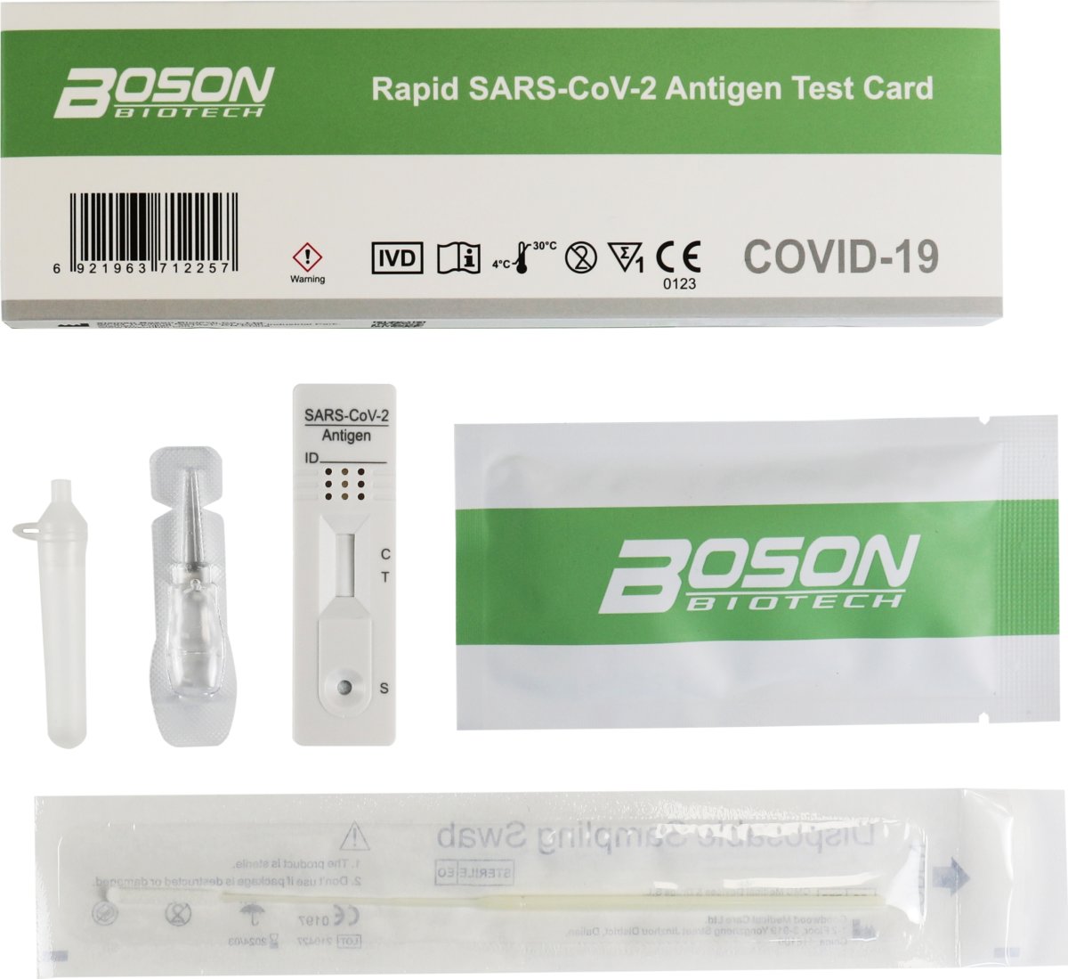 Boson Antigen Test Covid-19 Nästest