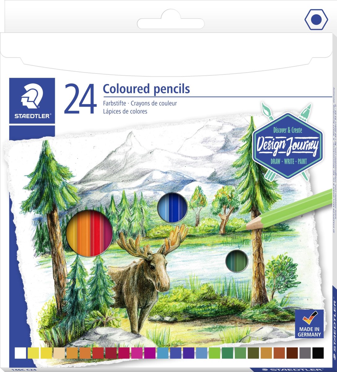 Staedtler Design Journey Färgpennor | 24 färger