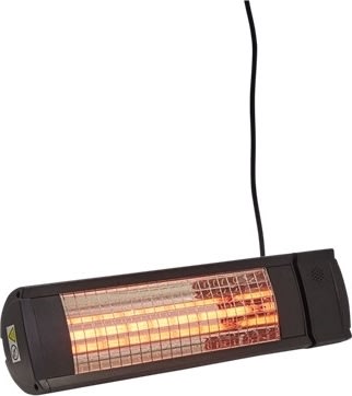 HEAT1 terrassvärmare eco high-line 2000 W, Svart
