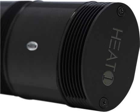 HEAT1 eco high-line 2000 W, Slimline, Svart