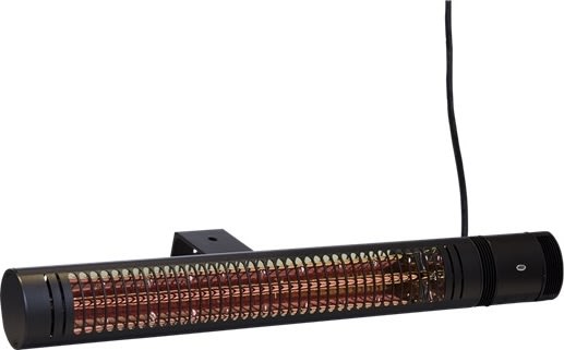 HEAT1 eco high-line 2000 W, Slimline, Svart