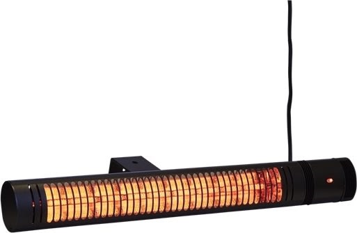 HEAT1 eco high-line 2000 W, Slimline, Svart