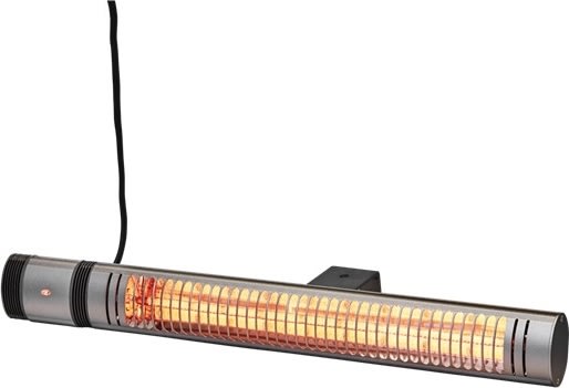 HEAT1 eco high-line 2000 W, Slimline, Titangrå