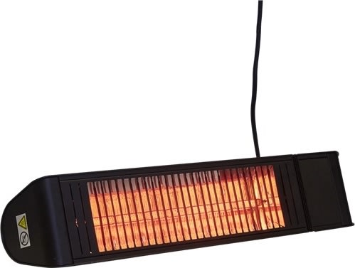 HEAT1 terrassvärmare eco pro-line 2000 W, Svart