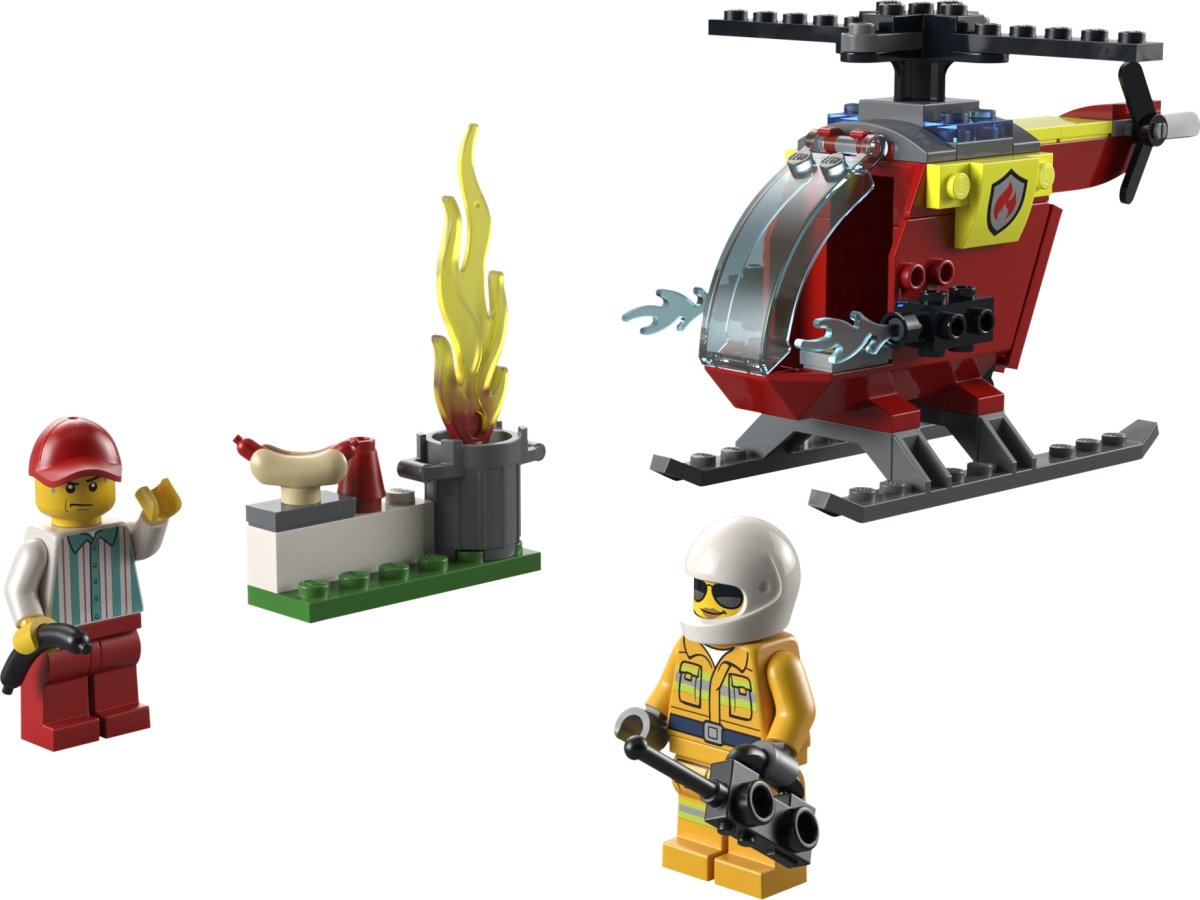 LEGO City 60318 Brandhelikopter, 4+