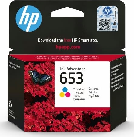 HP 653 bläckpatron | trefärgad