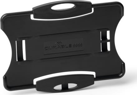 Durable Eco-korthållare, 1 kort, Svart, 10 st