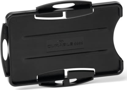 Durable Eco-korthållare, 2 kort, Svart, 10 st.