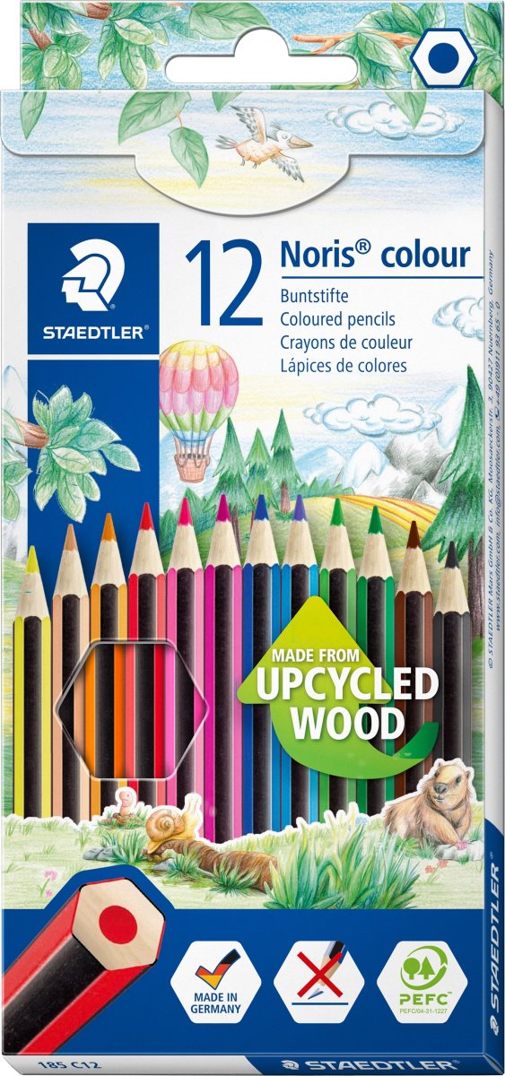 Staedtler Noris Color 185 Färgpennor, 12 st.