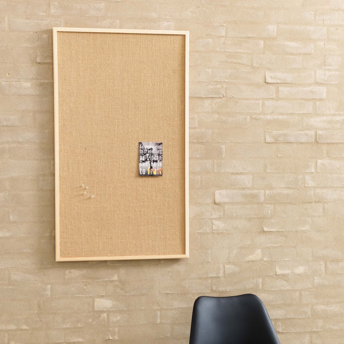 NAGA Pinboard anslagstavla, 120 x 180 cm, hessian