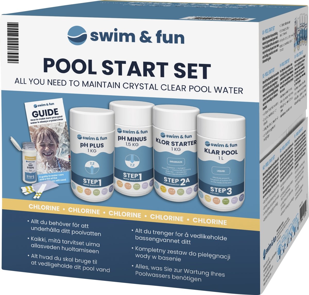 Swim & Fun | Underhållsprodukter för pool