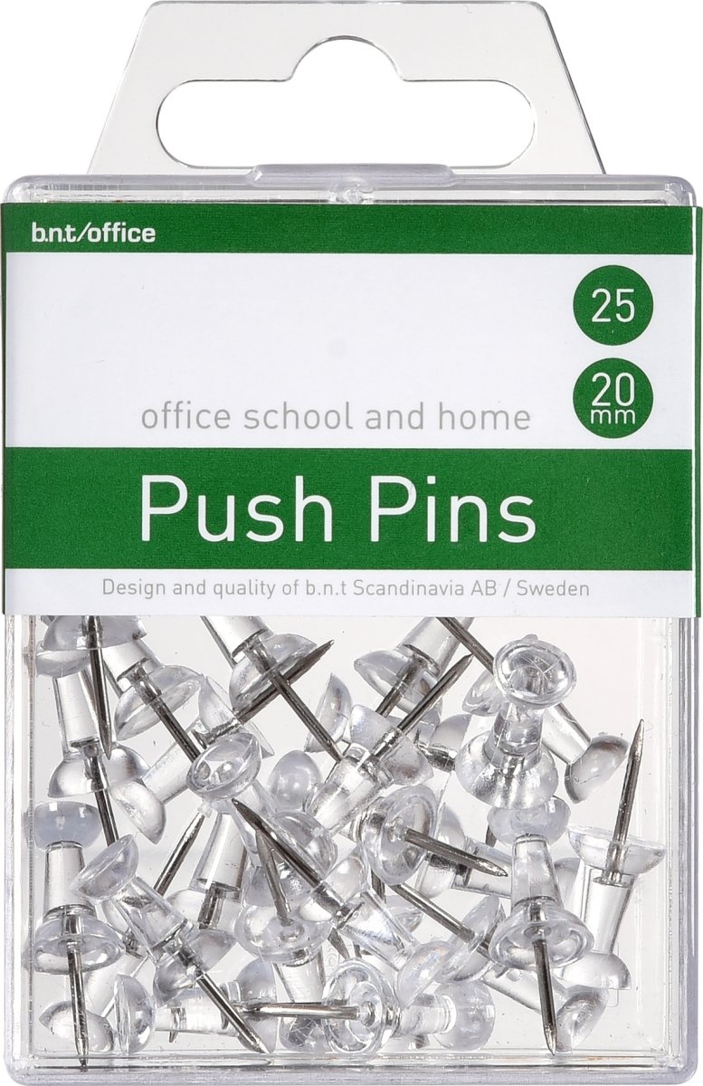 Office Push Pins | Transparenta | 25 st