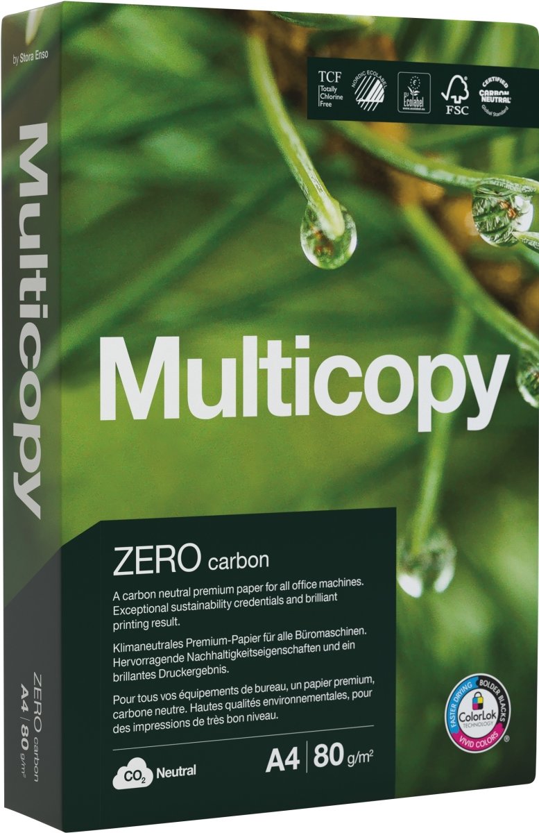MultiCopy Zero Kopieringspapper A4 / 80 g / 500 st
