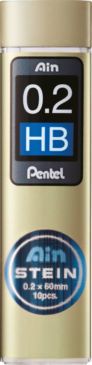 Pentel Ain C272 Stift, 0,2 mm, HB 40st