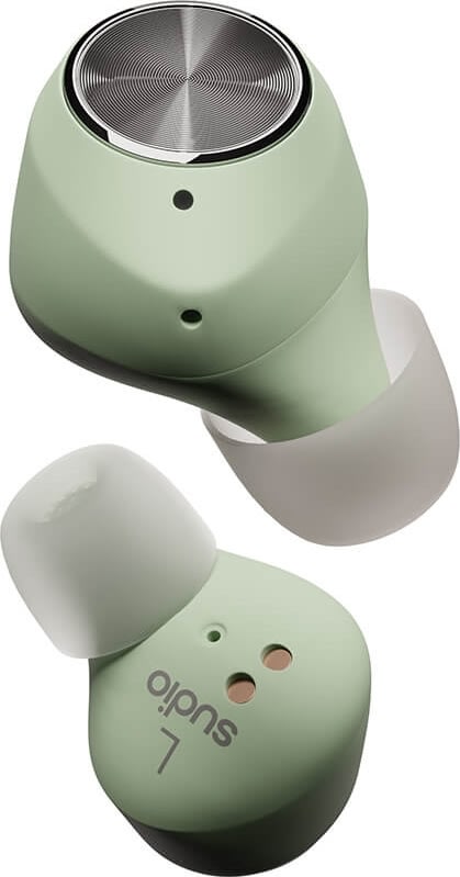 SUDIO T2 trådlösa hörlurar, gröna