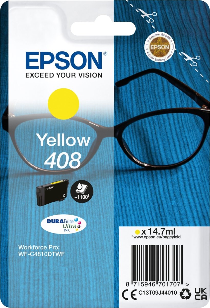Epson 408 bläckpatron | gul