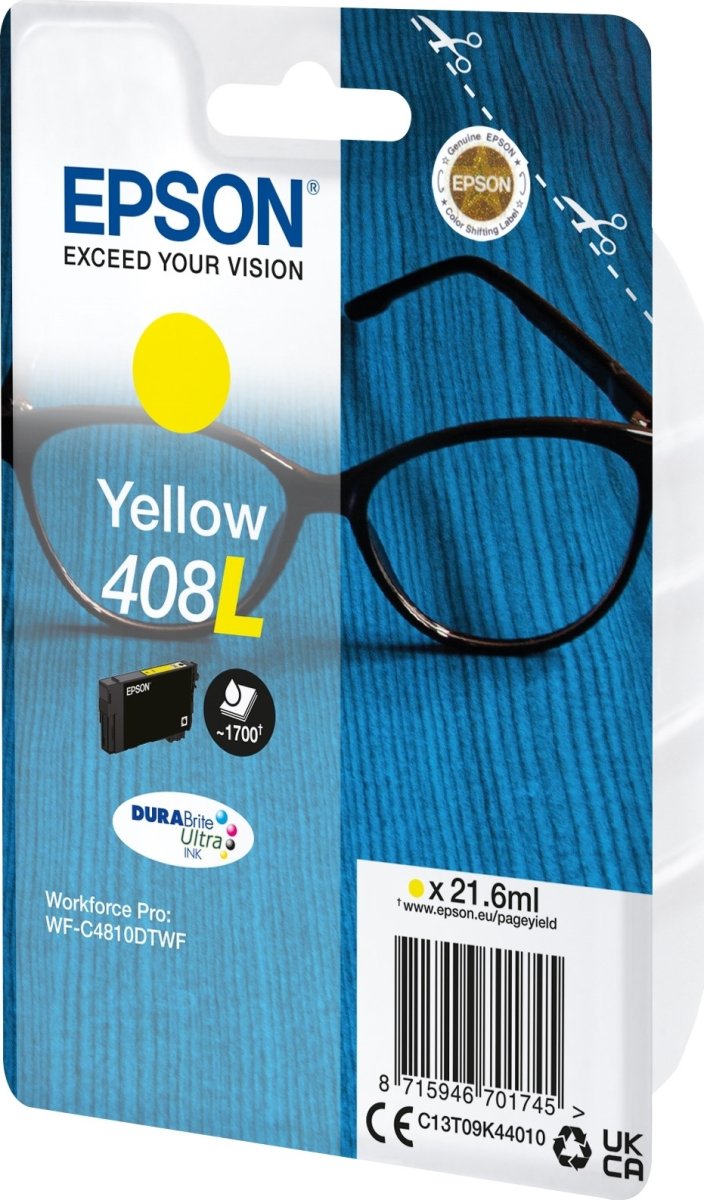 Epson 408L bläckpatron | gul