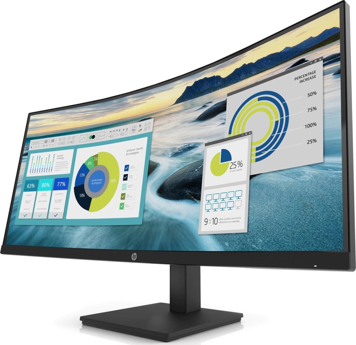 HP P34hc G4 34" välvd skärm