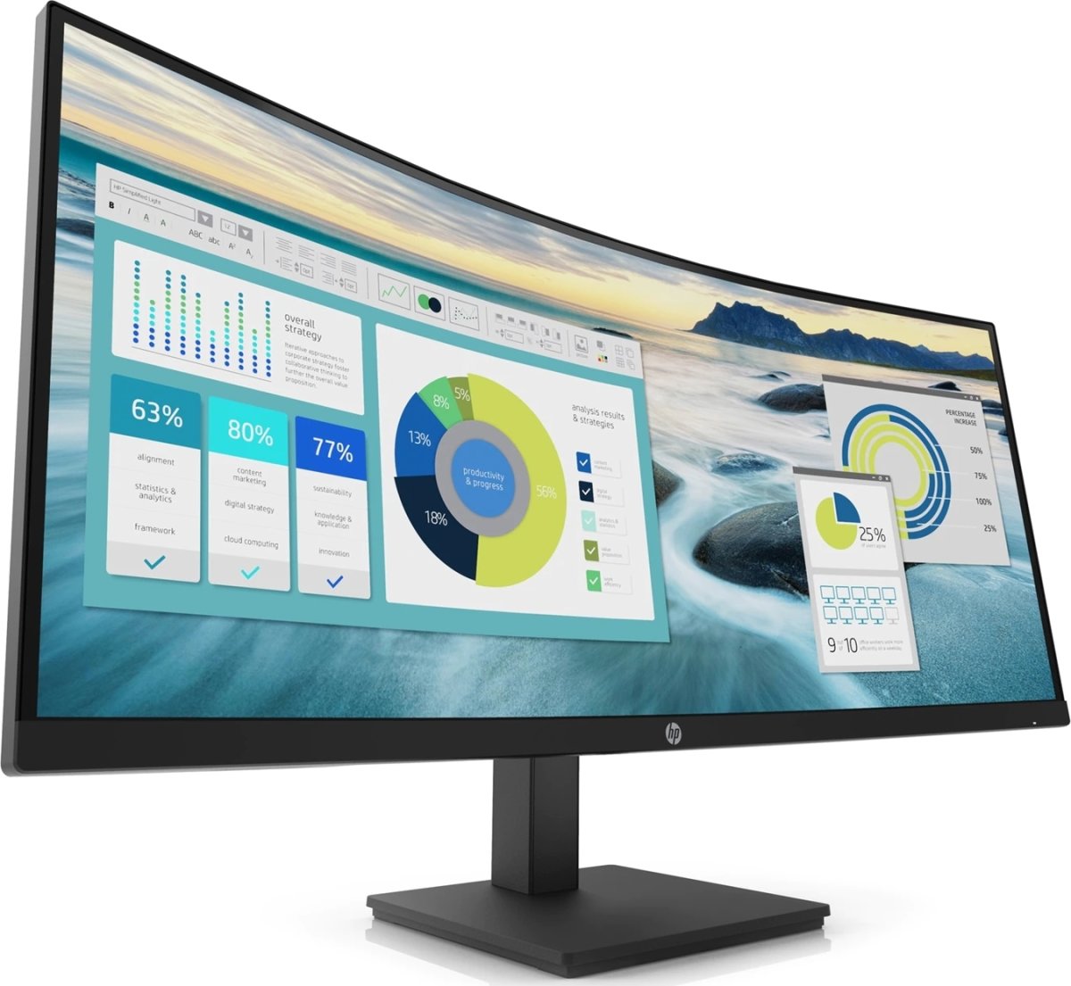 HP P34hc G4 34" välvd skärm