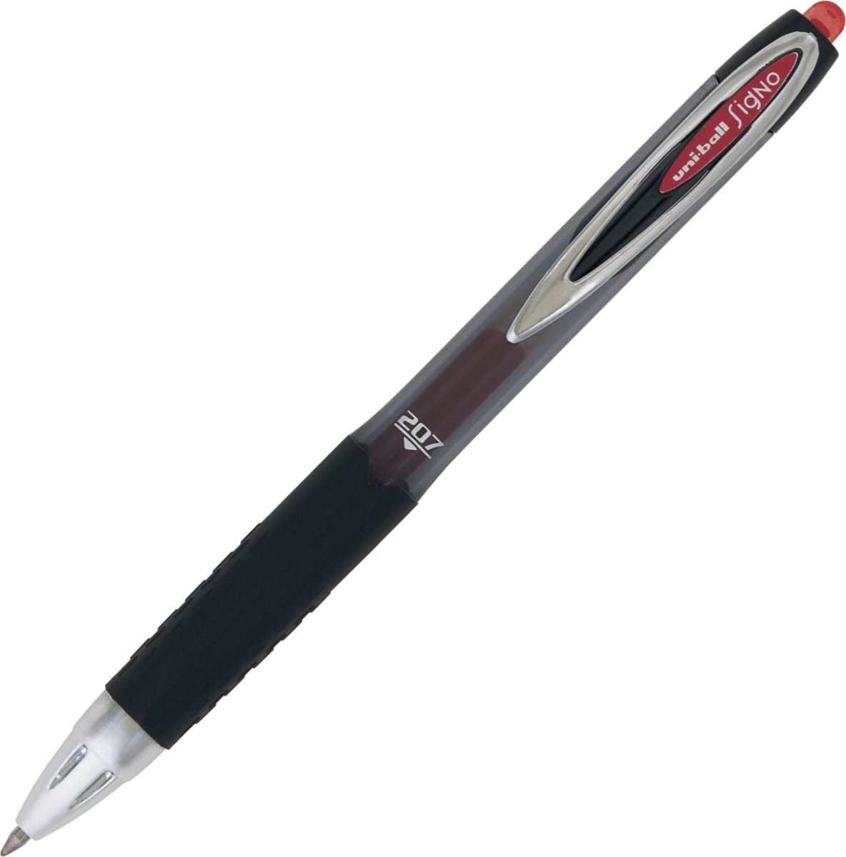 Uni-ball UMN-207 gelpenna, fine, röd