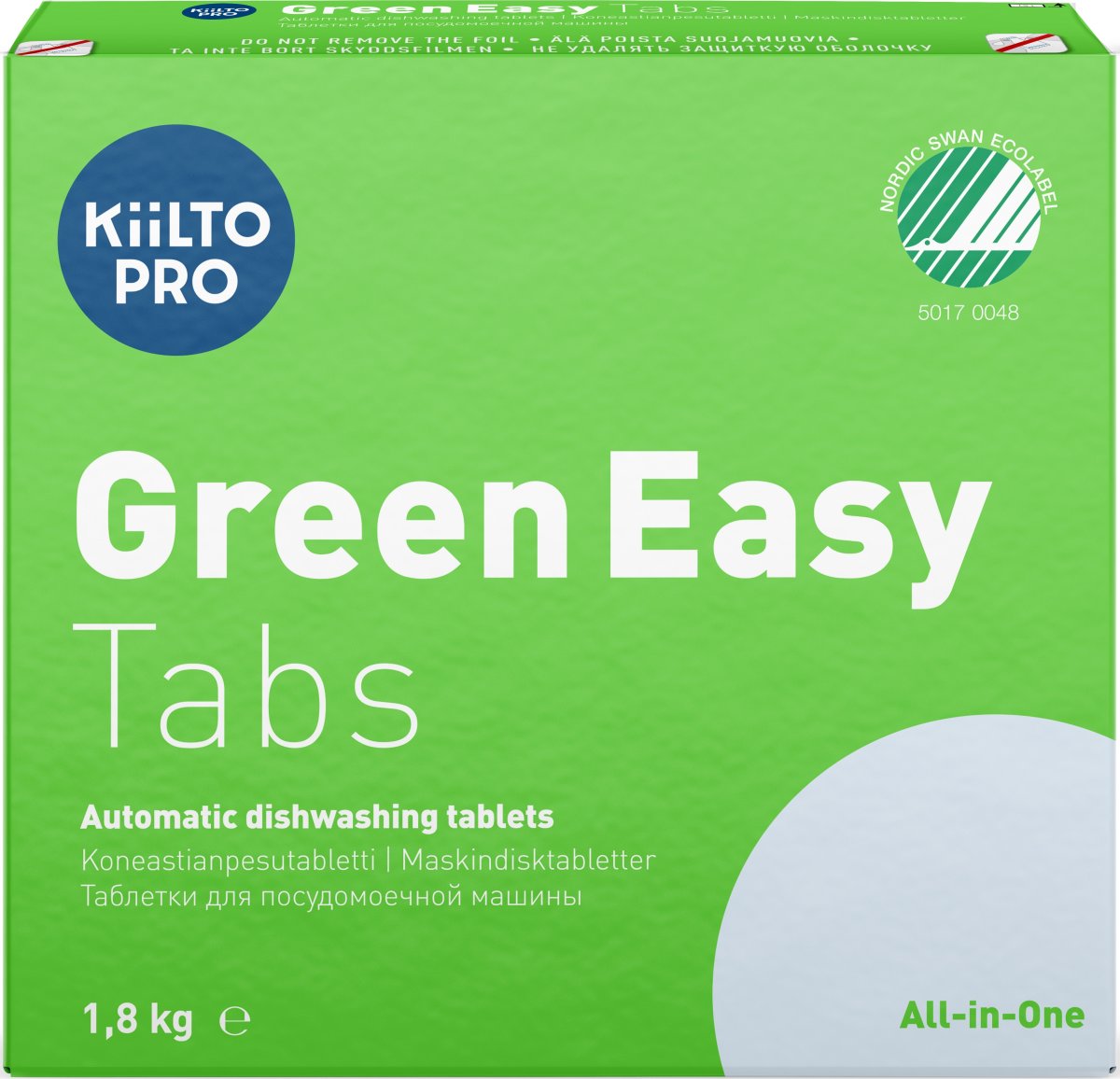 Kiilto Pro Maskindisktabletter Easy Green | 100 st