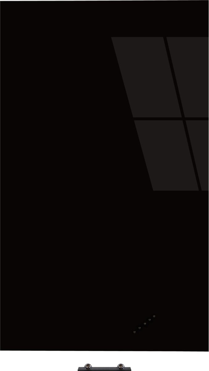 Glastavla Vanerum Bright 60 x 90 cm svart