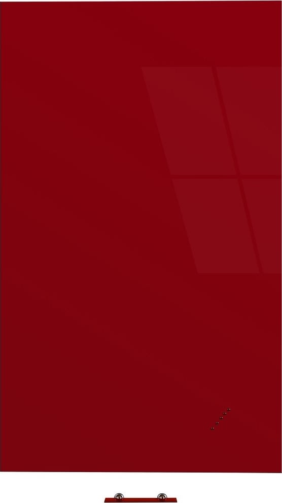 Glastavla Vanerum Bright 60 x 90 cm röd