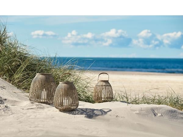 Villa Collection Bambu Lykta, Naturell H30 cm