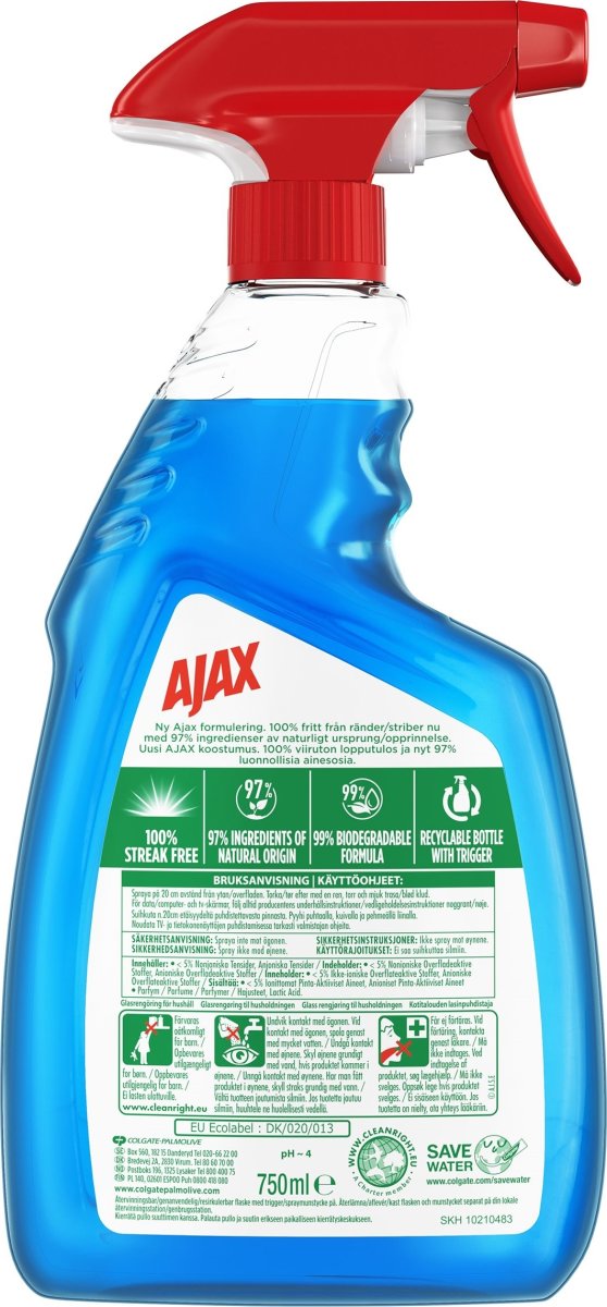 Ajax Spray Multi Action Fönsterputs, 750 ml