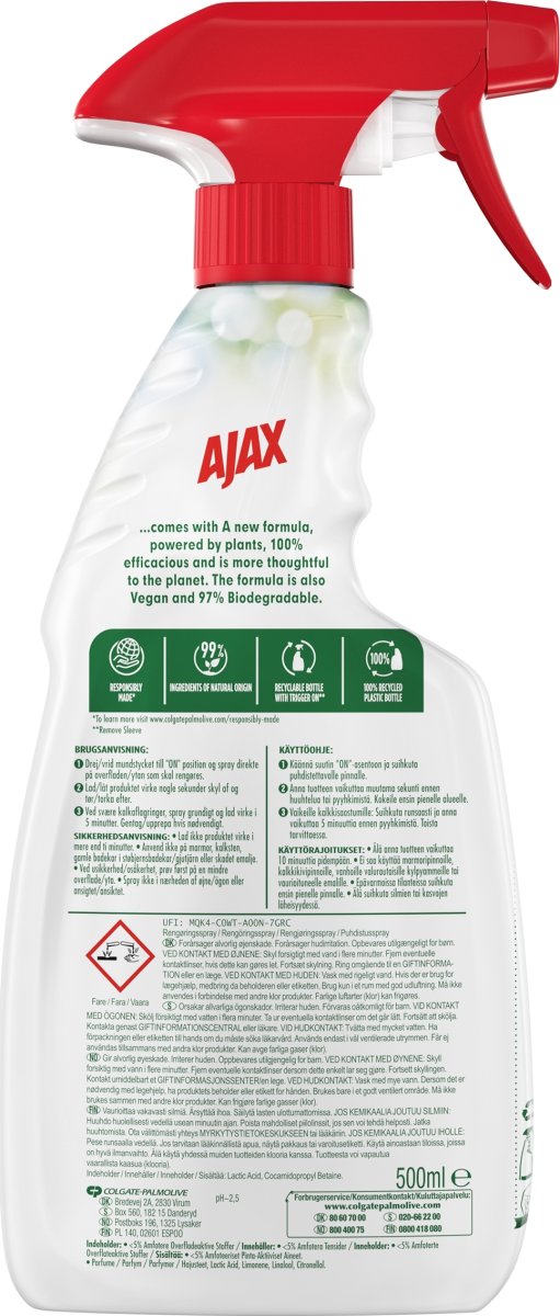 Ajax Spray Anti Kalk 500 ml