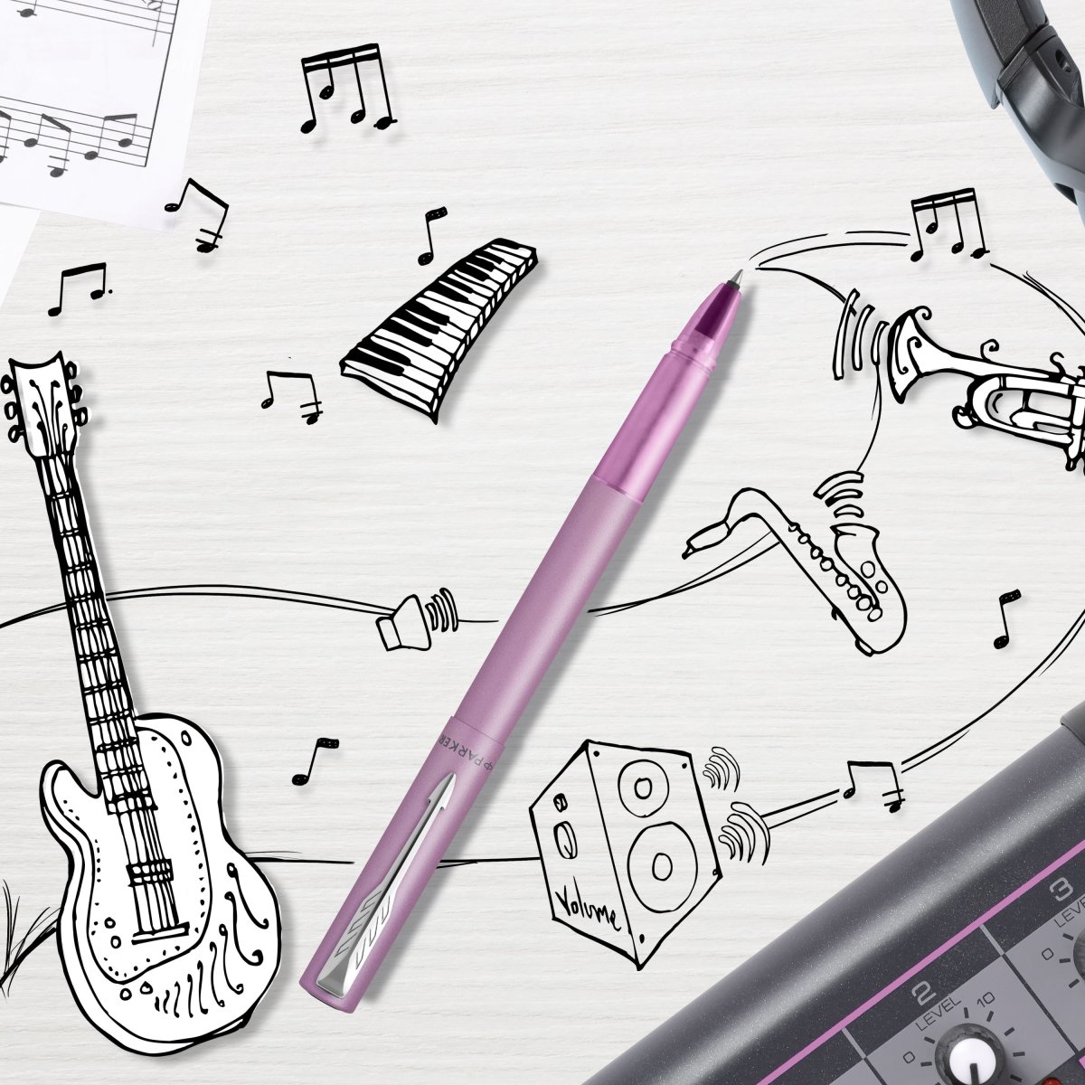 Parker Vector XL Metallic Lilac kulspetspenna | F
