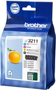 Brother LC3211VAL bläckpatron, flerpack